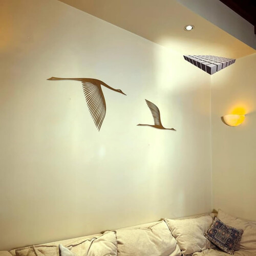Τέχνη Τοίχου Impossible Corners – Αυτοκόλλητο 3D Γεωμετρικής Ψευδαίσθησης, Ταπετσαρία 2