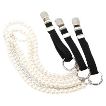 Crochadáin Y-chúl inchoigeartaithe do mhná le 3 strap miotail