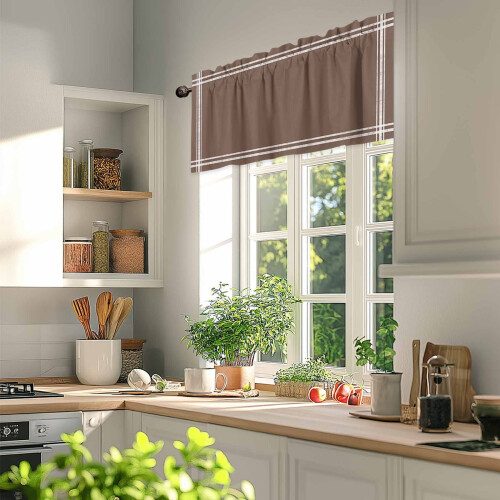 Brun kappa 60x18 tommer polyester stanglomme 2
