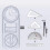 1/2/3 Pcs Geometric Ruler Draft Ruler Mathematics Drawing Ruler Measuring Tool 2