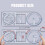 1/2/3 Pcs Geometric Ruler Draft Ruler Mathematics Drawing Ruler Measuring Tool 3
