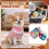 Pull à col roulé en tricot pour animaux de compagnie – Bipède, Respirant, 4