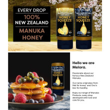 Melora 100% Pure & Certified M?nuka Honey Squeeze Bottles (Original)