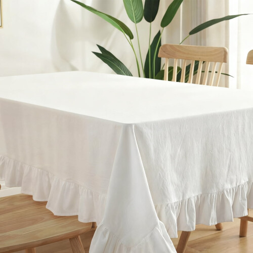 Cotton Ruffled Tablecloth Nordic Style 2