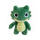 Peluche dragon vert de dessin animé, 25 cm 1