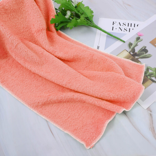 Plush Fleece Throw Blanket Beige 50x70 cm 1