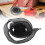 Fischschwanzband, 4 cm breit, Polyester, irisierend, schwarz, 10 Yards 2