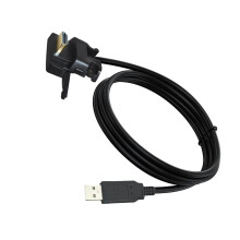 Cabo USB 2.0 para HDTV com conector em ângulo reto de 2 metros