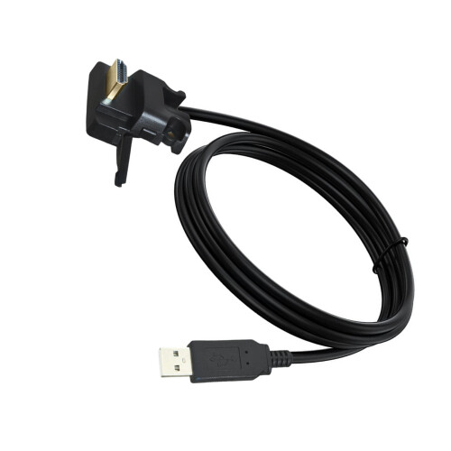 Cabo USB 2.0 para HDTV com conector em ângulo reto de 2 metros