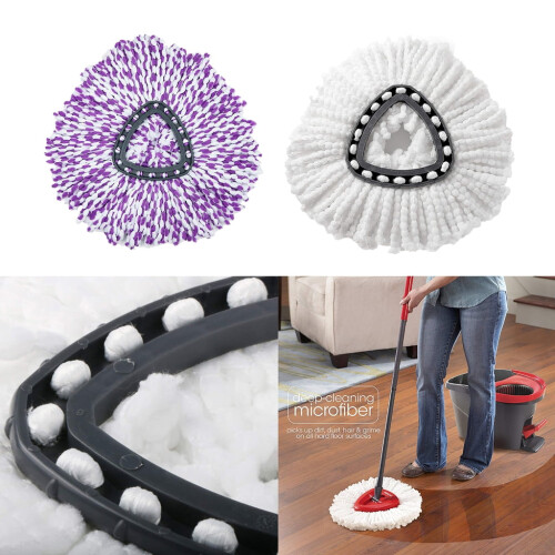 Moppdukshuvuden för OCedar Spin Mop (4 st) 1