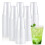 100 pcs Transparent Disposable Plastic Cups 200 ml 2