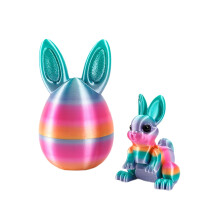 3D-printet kaninegg-ornamentsett – 6 deler