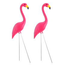 Flamingo-Gartenstecker für den Außenbereich, Rasendekoration, 86 x 35,5 cm