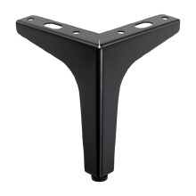 Fekete fém bútorlábak – 4" vagy 6" modern lábak