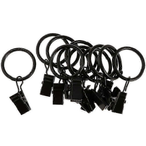 Gardinenringe mit Clips, 25 mm und 32 mm, 12er-Pack 1