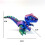 Dinosauriefigur Velociraptor 3D-utskriven rörlig led 4