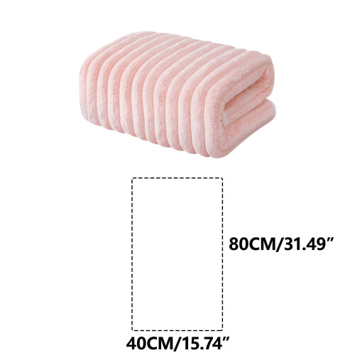 Βελούδινη πετσέτα μπάνιου 40x80cm, μαλακή, απορροφητική, γρήγορο στέγνωμα 2