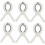 Robuste Strandhandtuchclips aus Kunststoff, 6er-Pack 1