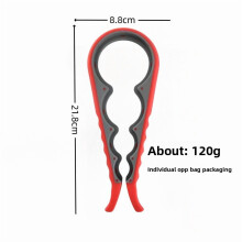 Ouvre-boîtes et ouvre-bouteilles 4 en 1 – Aluminium, compact