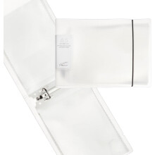 50-Pocket A5 PVC Loose-Leaf Binder for Greeting Cards, Postcards & Photos – 6-Hole, 2-Ring, Double-Sided, Compatible with A5