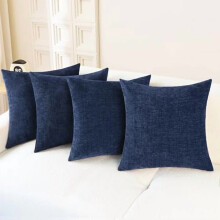 Housses de coussin en chenille 40 x 40 cm (lot de 2)