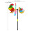 Outdoor Yard Windmill 3D Shape Assorted Color 3pcs 3