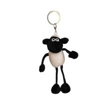 (Shaun) Sheep Shaun The Shirley Plush Doll Bag Pendant Cute Keyring Plushie Cartoon Gift