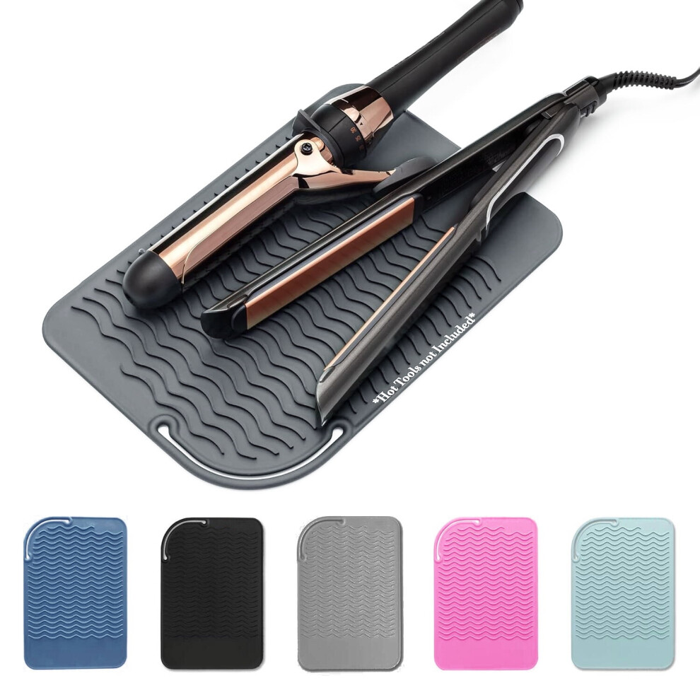 Silicone Heat Resistant Mat for Curling Irons & Flat Irons