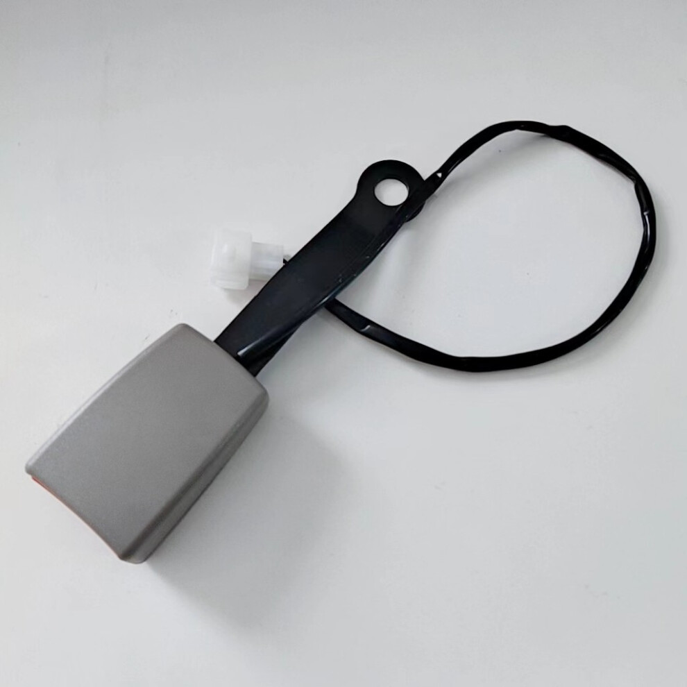 (Grey) Automotive Belt Safety Connector Warning Alarm Car Security Passenger Safetys Grey 696801454700