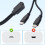 Καλώδιο USB τύπου C για διαχωριστή Y, 1 θηλυκό σε 2 αρσενικό, μετατροπέας ρεύματος για 6