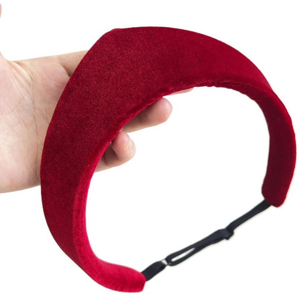 Women's Velvet Headbands Retro Style Elastic Non-Slip 1 Pack