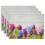 4pcs Polyester Table Mats Rectangular Prairie Chic 1