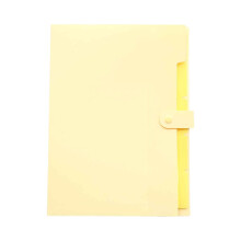 Teczka akordeonowa A4, beżowa, 5 kieszeni, 9,3 x 12,8 cala