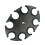 Microphone Stand Tray Bracket 8-Slot Silicone Case 1