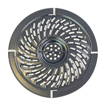 Poêle à griller pour friteuse à air chaud en alliage d'aluminium 15,5 x 15,5 cm