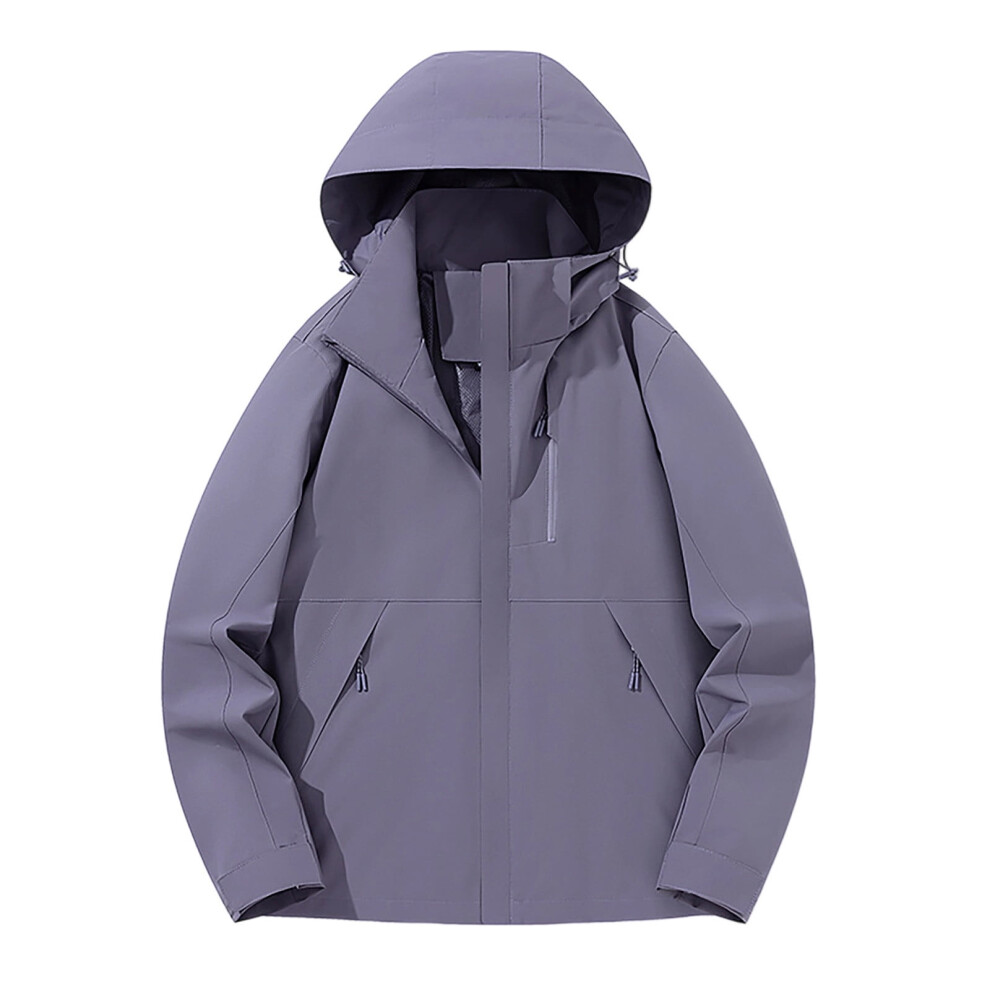 Women's Loose Waterproof Hiking Jacket, Hooded & Breathable â Compatible with Outdoor Mountaineering-image-OPC-PRWRSJB-NEW