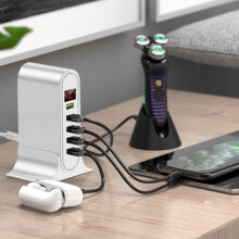 Usmixi 5-ports USB digital oplader 5V4A