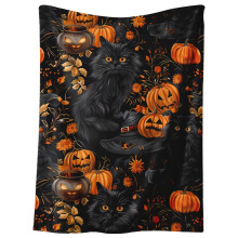 Koc flanelowy na Halloween 70x100cm