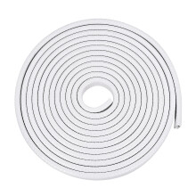Biała listwa wykończeniowa z tworzywa PVC w kształcie litery U, 5M1–3,5 mm