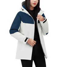 Veste à capuche pour femme, manches longues, poches zippées, coupe-vent, imperméable, doublée polaire, chaude et idéale pour les activités