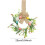 Easter Bunny Garden Wreath with Spring Greens and Burlap Bow 2