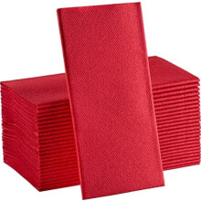 Valkoiset vieraspyyhkeet 16 x 16 tuumaa 1/8-taittoinen 50 kpl pakkaus