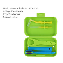 Dental Oral Care Kit Portable Interdental Brush and Tongue