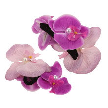 Pinces à cheveux fleuries pour femmes et filles (2 pièces)