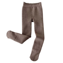 Girls' winter fleece-lined footed leggings 3-15 years