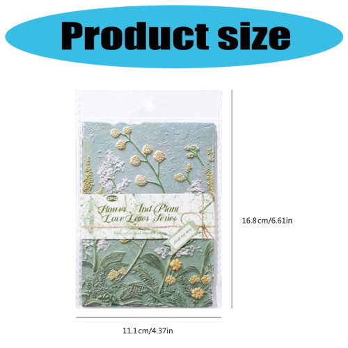 23 Χαρτιά τέχνης με ανάγλυφα λουλούδια για scrapbooking 2