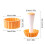 2-delte mini tærteforme 8,5x5x5 cm non-stick PP 4