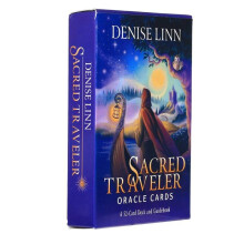 ( Sacred Traveler )Tarot Oracle Board Game Party Witch Fairy Animal Goddess Angel Moon Prince Cards