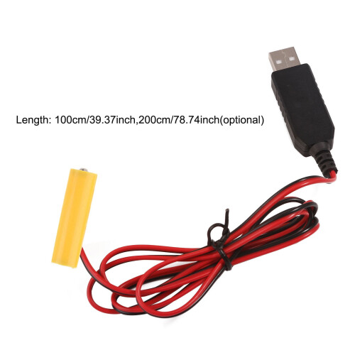 Μετατροπέας τροφοδοσίας USB Καλώδιο τροφοδοσίας μπαταρίας 3V για καλώδιο 2