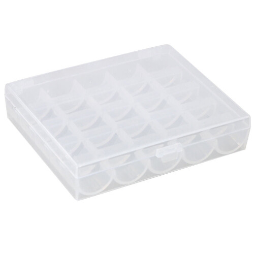 Ημιδιαφανής θήκη άξονα Dreamyjuly25 με θήκη για μασούρια – Συμβατή με ραπτομηχανές 1